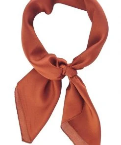 Olive & Pique Giselle Neck Scarf In Rust