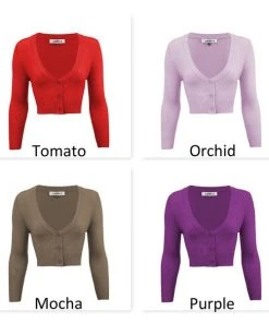 Mak Classic Pinup Button Up Cropped Cardigan | Pinup Girl Classics 22 Mak Classic Pinup Button Up Cropped Cardigan | Pinup Girl Classics