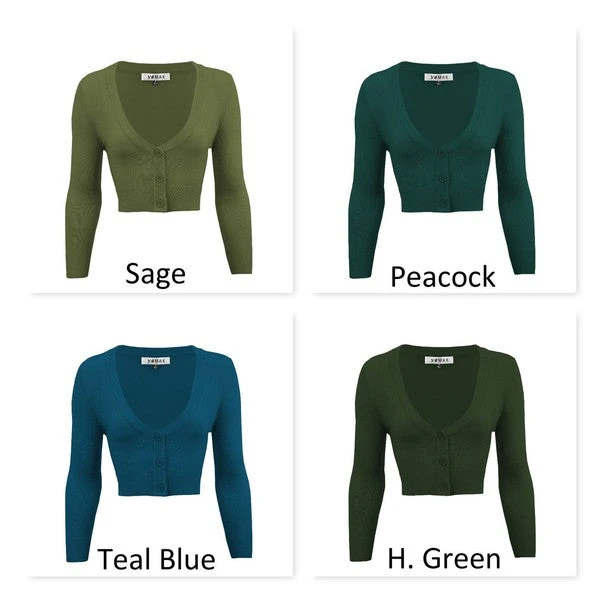 Mak Classic Pinup Button Up Cropped Cardigan | Pinup Girl Classics 11 Mak Classic Pinup Button Up Cropped Cardigan | Pinup Girl Classics