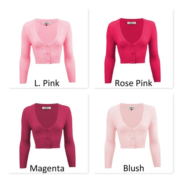 Mak Classic Pinup Button Up Cropped Cardigan | Pinup Girl Classics 9 Mak Classic Pinup Button Up Cropped Cardigan | Pinup Girl Classics