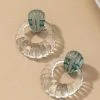 LA3Accesories Lucite Knock On My Door Earrings