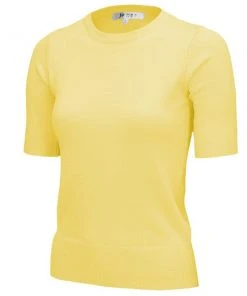 Mak Classic Short Sleeved Crew Sweater | Pinup Girl Under $60