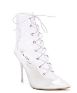 Pinup Girl Clothing Final Sale - The Clear Choice Boot In White