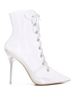 Pinup Girl Clothing Final Sale - The Clear Choice Boot In White Shop All In-Stock Items By Size