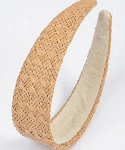 H&D Accessories Summer Sun Faux Straw Headband