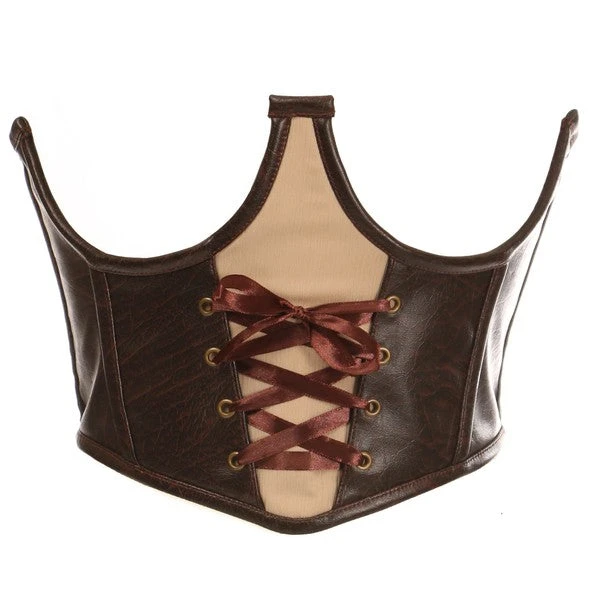 Daisy Corsets What's New, Pussycat? Titania Faux Leather Steel Boned Lace Up Corset 3 Daisy Corsets What's New, Pussycat? Titania Faux Leather Steel Boned Lace Up Corset