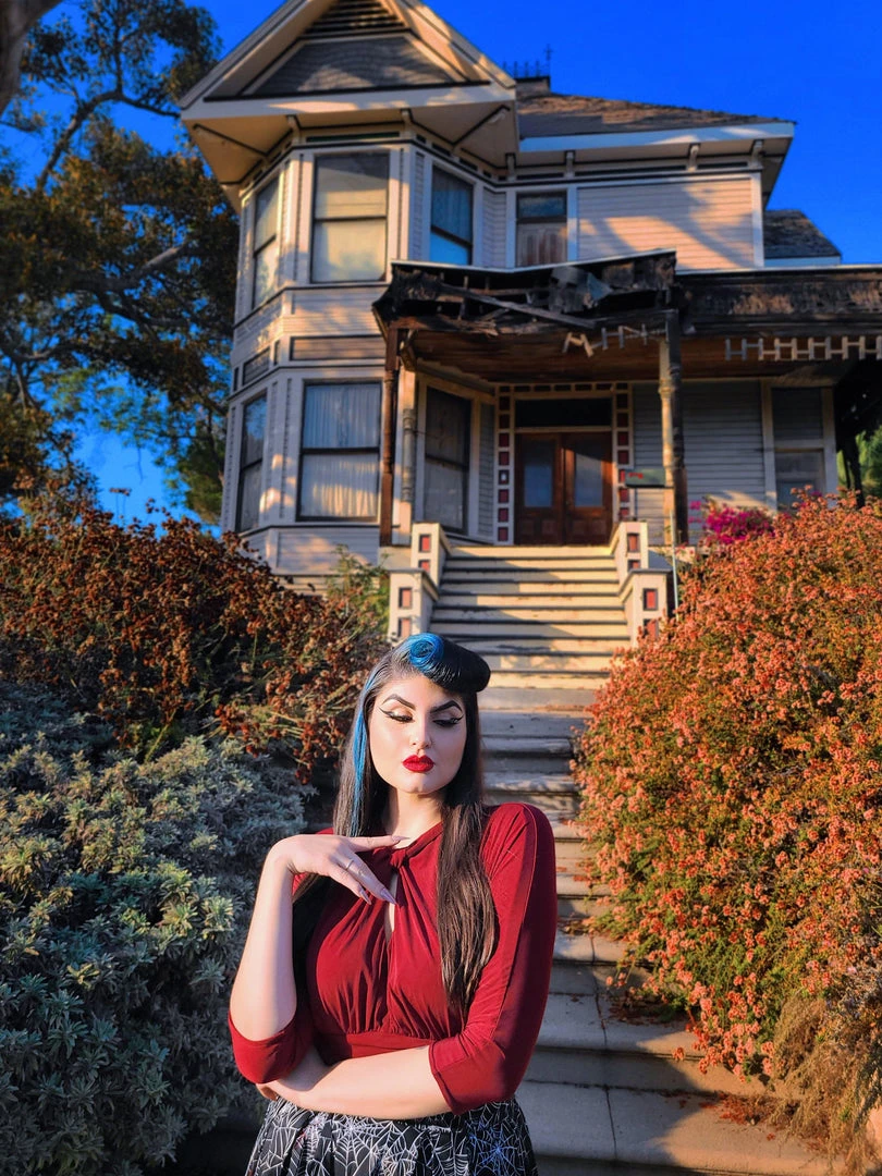 Malia Top In Merlot ITY | Laura Byrnes Design 8 Malia Top In Merlot ITY | Laura Byrnes Design