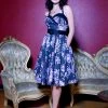 Final Sale - The Stephanie Swing Dress In Vintage Pastel Purple Floral | Pinup Couture Shop All In-Stock Items By Size