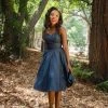 Final Sale - Addy Dress In Light Denim | Pinup Couture 2 Final Sale - Addy Dress In Light Denim | Pinup Couture