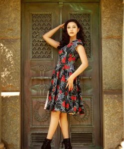 Joia What's New, Pussycat? Scorpio Stiletto Lace Up Hiker Bootie Heels In Midnight Black Faux Suede