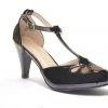 DayDay - Fashiongo Classically Elegant Vintage T-Strap 3" Heels In Black Faux Patent Shop All In-Stock Items By Size