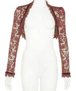 Final Sale - Gothic Glamour | Gothic Lace Bolero In Mauve | Pinup Couture Shop All In-Stock Items By Size 11 Final Sale - Gothic Glamour | Gothic Lace Bolero In Mauve | Pinup Couture Shop All In-Stock Items By Size