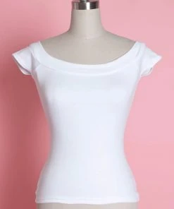 Marilyn Tee In Ivory | Heart Of Haute Shop All In-Stock Items By Size