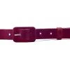1 Inch Grommet Belt In Burgundy Gabardine | Pinup Girl Clothing What's New, Pussycat?