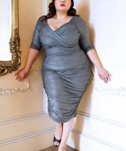 Laura Byrnes Design Shop All In-Stock Items By Size Laura Byrnes California Monica Wiggle Dress In Black And Silver Lurex Knit 17 Laura Byrnes Design Shop All In-Stock Items By Size Laura Byrnes California Monica Wiggle Dress In Black And Silver Lurex Knit