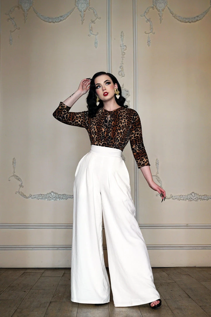 Malia Top In Leopard Jersey | Laura Byrnes Design What's New, Pussycat? 11 Malia Top In Leopard Jersey | Laura Byrnes Design What's New, Pussycat?