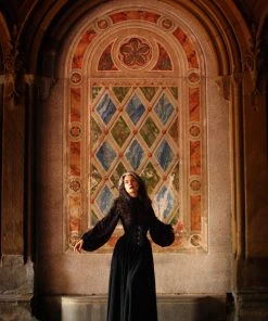 LBHM Final Sale - Serafina Top In Red On Black Capri Floral ITY | Laura Byrnes & Hope Johnstun