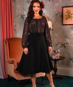 Laura Byrnes Design Final Sale - Sylvie Long Sleeve Peasant Top In Leopard Print | Laura Byrnes 8 Laura Byrnes Design Final Sale - Sylvie Long Sleeve Peasant Top In Leopard Print | Laura Byrnes