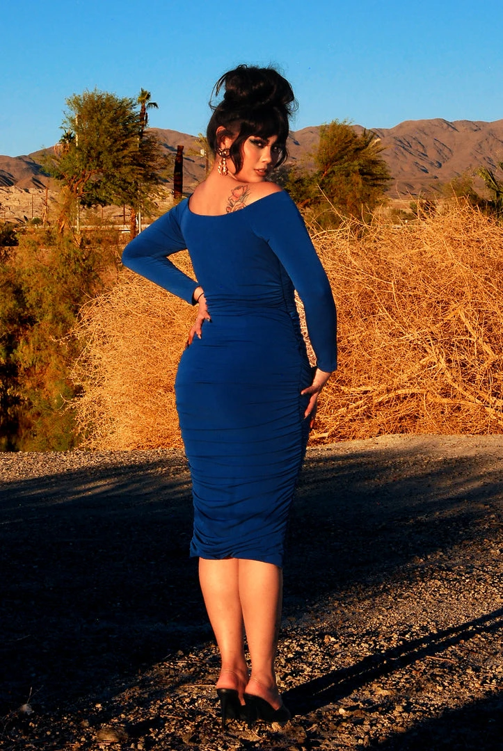 Shop All In-Stock Items By Size Monica Wiggle Dress In Royal Blue | Laura Byrnes Design 6 Shop All In-Stock Items By Size Monica Wiggle Dress In Royal Blue | Laura Byrnes Design