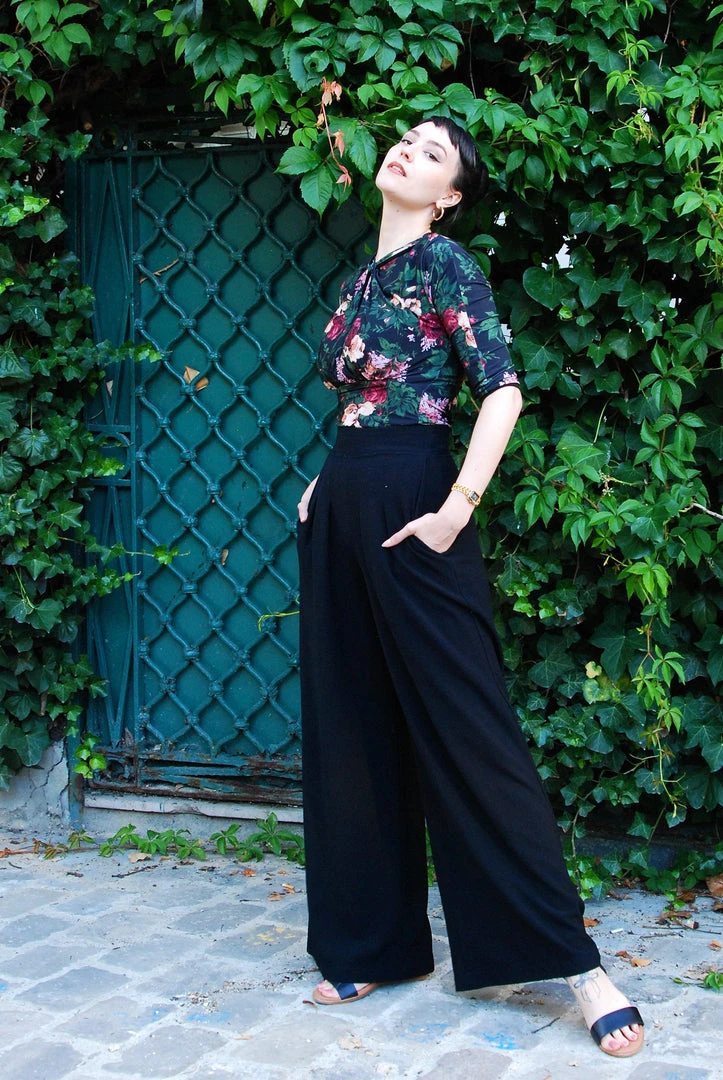 Shop All In-Stock Items By Size Dietrich Pants In Black With 28" Inseam | Laura Byrnes Design 4 Shop All In-Stock Items By Size Dietrich Pants In Black With 28" Inseam | Laura Byrnes Design