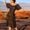Shop All In-Stock Items By Size Final Sale - Butterfly 40's Tulip Dress In Black Widow Spiderweb Crepe | Pinup Couture 2 Shop All In-Stock Items By Size Final Sale - Butterfly 40's Tulip Dress In Black Widow Spiderweb Crepe | Pinup Couture