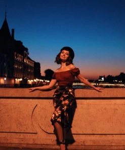 Yvonne Skirt In Dark Bella Roses Satin | Laura Byrnes Design What's New, Pussycat? 19 Yvonne Skirt In Dark Bella Roses Satin | Laura Byrnes Design What's New, Pussycat?