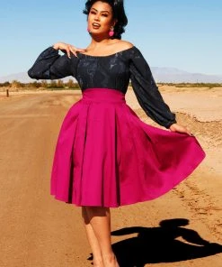 Shop All In-Stock Items By Size Final Sale - Sylvie Long Sleeve Peasant Top In Blue And Silver Witchy Toile | Laura Byrnes Design