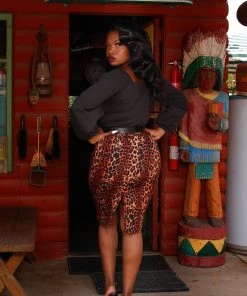 Final Sale - Vintage High Waist Pencil Skirt In Leopard | Laura Byrnes Design 16 Final Sale - Vintage High Waist Pencil Skirt In Leopard | Laura Byrnes Design