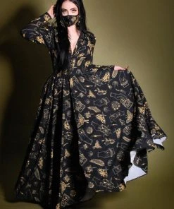 Pinup Girl Clothing Social Distancing Fabric Face Mask 4 Pack - Style #8 - Stregheria What's New, Pussycat?