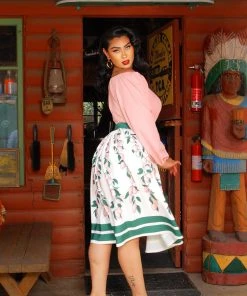 Laura Byrnes Design Final Sale - Sylvie Long Sleeve Peasant Top In Light Pink Crepe | Laura Byrnes Shop All In-Stock Items By Size