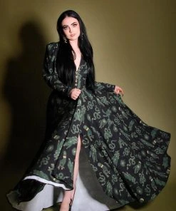 LBHM Clarice Coat Dress In Black Ground Garden Of Eden Crepe | Laura Byrnes & Hope Johnstun What's New, Pussycat? 11 LBHM Clarice Coat Dress In Black Ground Garden Of Eden Crepe | Laura Byrnes & Hope Johnstun What's New, Pussycat?