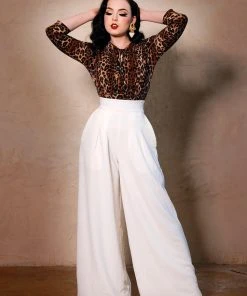 Malia Top In Leopard Jersey | Laura Byrnes Design What's New, Pussycat? 16 Malia Top In Leopard Jersey | Laura Byrnes Design What's New, Pussycat?