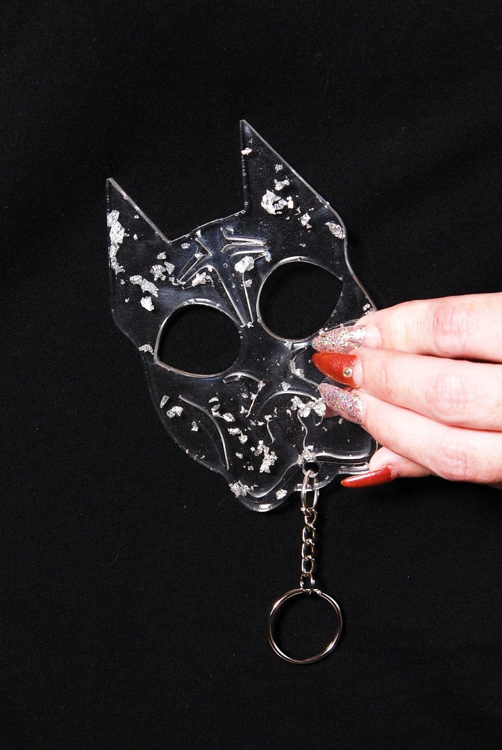 Koasted Silver Flake Amorè Resin Keychain What's New, Pussycat? 4 Koasted Silver Flake Amorè Resin Keychain What's New, Pussycat?