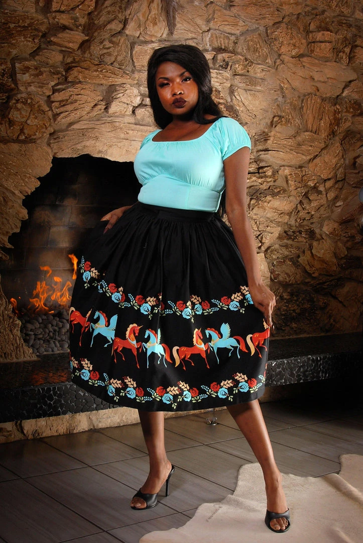 Final Sale - Classic Peasant Top In Solid Mint Cotton Sateen | Pinup Couture Shop All In-Stock Items By Size 3 Final Sale - Classic Peasant Top In Solid Mint Cotton Sateen | Pinup Couture Shop All In-Stock Items By Size