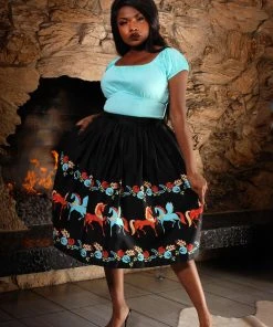 Final Sale - Classic Peasant Top In Solid Mint Cotton Sateen | Pinup Couture