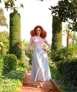 LBHM Final Sale - Amalie Ballerina Maxi Skirt In Take Me To Versailles | Laura Byrnes & Hope Morrison Shop All In-Stock Items By Size