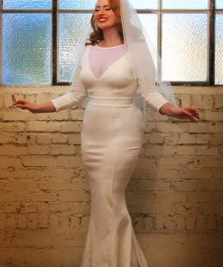 Final Sale - Theodora Gown In Ivory | Pinup Couture Shop All In-Stock Items By Size