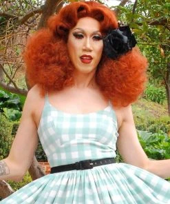 Red Apple Accessories - FashionGo Black Rose Double Sided Flower Hair Clip Shop All In-Stock Items By Size