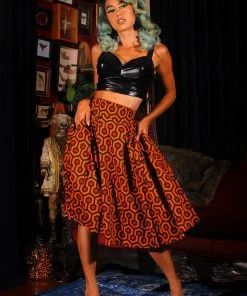 Coming Soon - Long Jun Skirt In Hotel Hexagon | Laura Byrnes Design Shop All In-Stock Items By Size