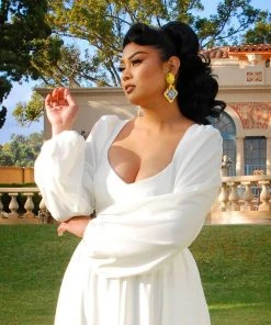 What's New, Pussycat? Lemon And Tile Capri Statement Earrings | The Tile Style