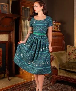 LBHM Shop All In-Stock Items By Size Final Sale - The Gena Vintage Day Dress In Celtic Unity | Laura Byrnes & Hope Morrison 9 LBHM Shop All In-Stock Items By Size Final Sale - The Gena Vintage Day Dress In Celtic Unity | Laura Byrnes & Hope Morrison