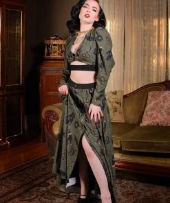 LBHM Final Sale - Luna Crop Top In Garden Of Eden Snake Print | Laura Byrnes & Hope Morrison Shop All In-Stock Items By Size