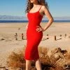 Shop All In-Stock Items By Size Jayne Wiggle Dress In Tomato Red Poly Crepe | Pinup Couture 1 Shop All In-Stock Items By Size Jayne Wiggle Dress In Tomato Red Poly Crepe | Pinup Couture