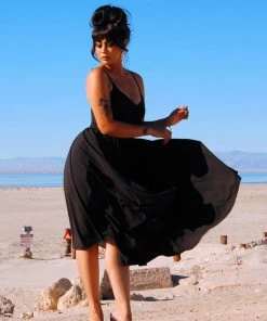 Shop All In-Stock Items By Size Final Sale - Amalie Ballerina Swing Dress In Solid Black Crepe | Pinup Couture 20 Shop All In-Stock Items By Size Final Sale - Amalie Ballerina Swing Dress In Solid Black Crepe | Pinup Couture