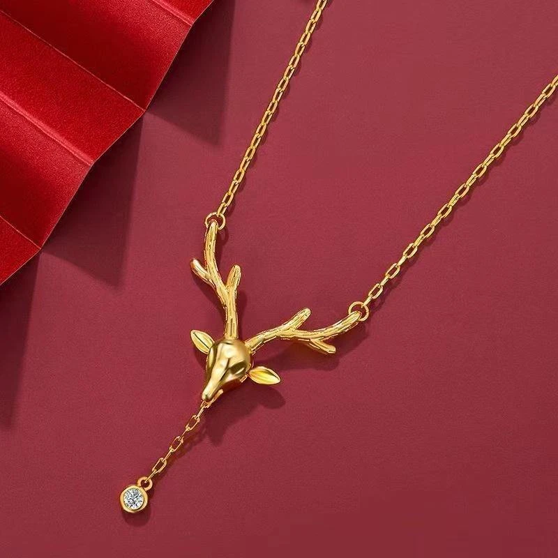 Qingdao Singsun Crafts Co - Alibaba Stag Jeweled Pendant Necklace In Faux Gold What's New, Pussycat? 4 Qingdao Singsun Crafts Co - Alibaba Stag Jeweled Pendant Necklace In Faux Gold What's New, Pussycat?