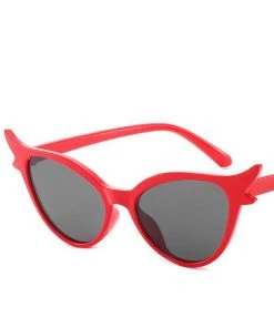 Linhai Fange Glasses Co. What's New, Pussycat? Lash Game Sunglasses In Red