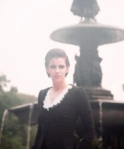 Laura Byrnes Design Mariette Fitted Peplum Jacket In Black Stretch Twill | Laura Byrnes What's New, Pussycat?