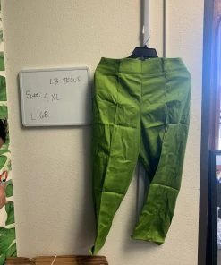 Pinup Girl Clothing OYS - LB Trousers In Olive - L68 Shop All In-Stock Items By Size