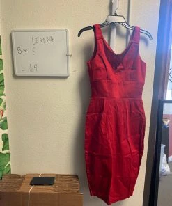 Pinup Girl Clothing OYS - Leanna Dress In Red - L69 Shop All In-Stock Items By Size