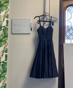 Pinup Girl Clothing OYS - Audrey Dress In Blue Denim - L80